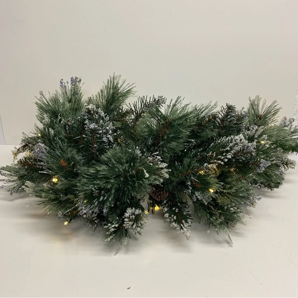 Christmas Garland Light Up Battery Operated Christmas Decor